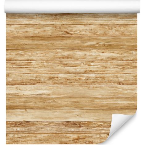 Papier peint horizontal imitation bois pour salon et chambre 50x1000 cm (1/5)