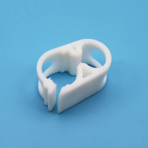 Pince de tube en plastique PBT résistant à la chaleur, 5 pièces, Blanc, 3-6 mm de diamètre, Contrôle de débit réglable, pour brassage de bière, siphon de vin et industrie médicale (1/3)