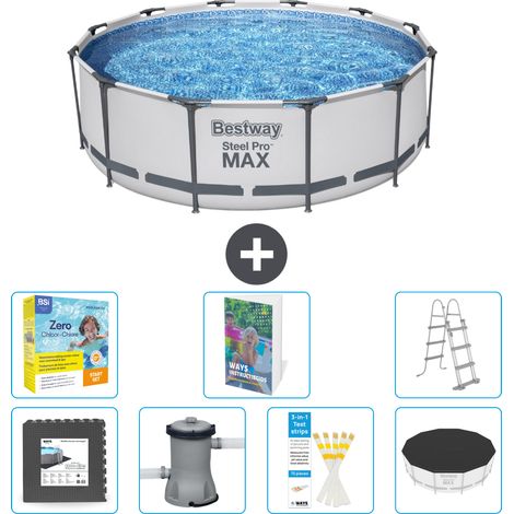 Bestway Steel Pro MAX Rund - 366x100 cm - 8-teilig S433
