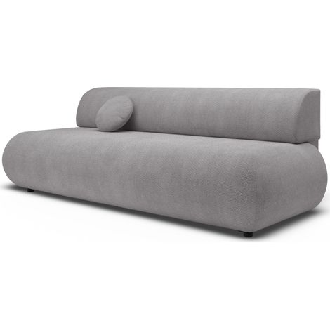 Selsey Armone – 3-Sitzer Sofa mit Schlaffunktion, Chenille, Grau