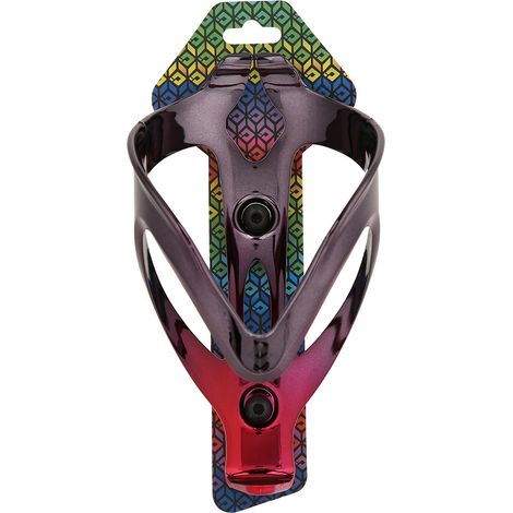 Porte-bidon vélo électroplaqué, accessoire cyclisme noir rouge pour VTT route (1/5)