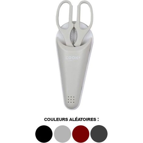 Ciseaux multifonction 6 en 1 - CMP - Ciseaux avec socle aimanté - Acier inoxydable - Laver à la main (1/5)