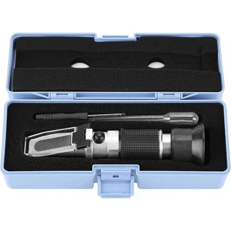 Portable honey refractometer, measures humidity and Brix, for beekeepers and jam makers (1/5)