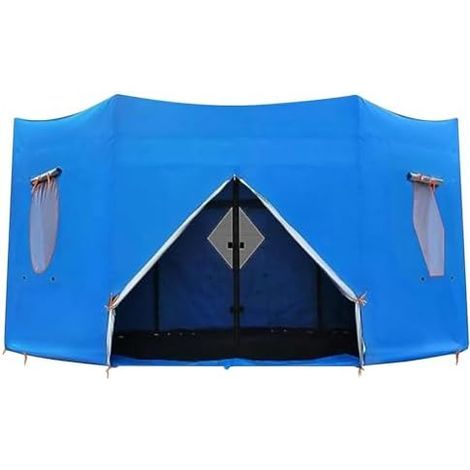 Tente De Trampoline 1,8 M/2,4 M/3 M/3,7 M, Housse Coupe-Vent, Auvent Protection Solaire Anti-UV, Adaptée pour Rond À 6 Poteaux Droits 8 pieds - (1/5)