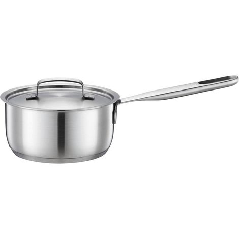 Fiskars Pentola con Coperchio, 1,5 L, Pentola Senza Rivestimento, Adatta per Tutti i Piani Cottura, Acciaio Inox Riciclato, All Steel, Argento, 1064750 (1/5)