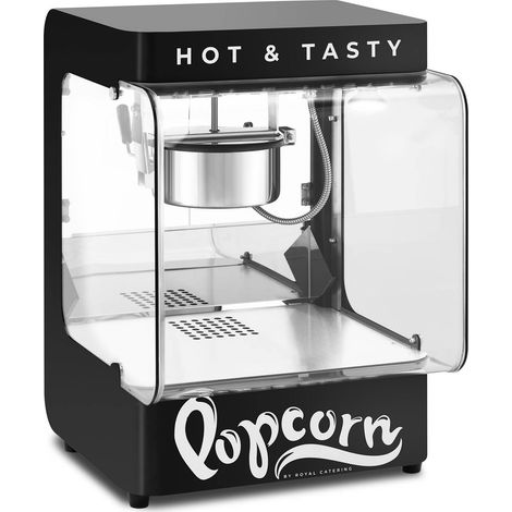 Machine à pop corn - Royal Catering - Puissance : 1300 W / Lampe chauffante 40 W - Performance : 4 - 5 kg/h (1/5)