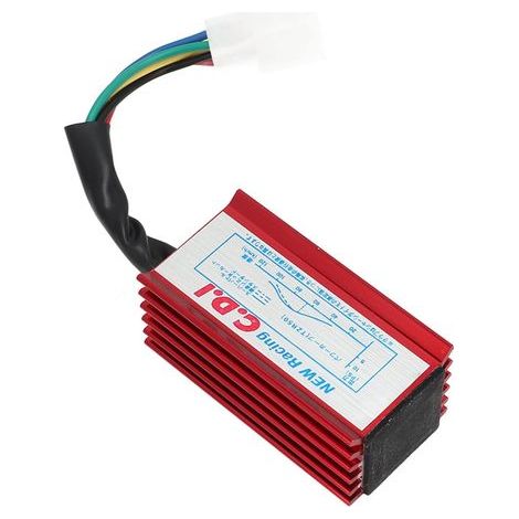 Module d'unité de Commande Haute Performance à 5 Broches Racing CDI Box pour 50 70 90 110 125 Quad Go Kart Pit Dirt Bike Moto ATV Scooter Moteur Horizontal Rouge (1/5)