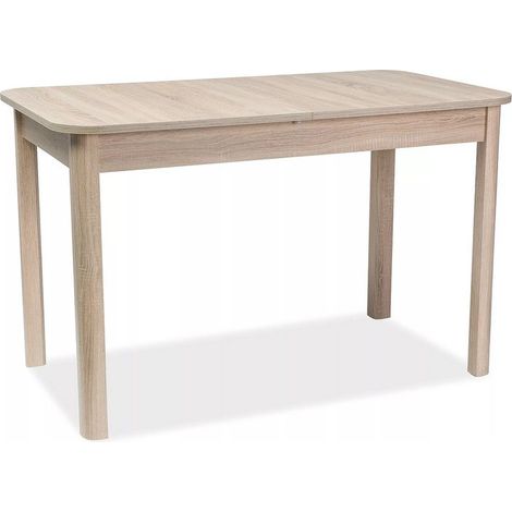 Table à manger extensible chêne sonoma 105-140cm Pamar (1/5)