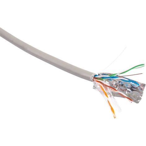 Câble FTP RJ45 - Couronne 25 m - Electraline (1/4)