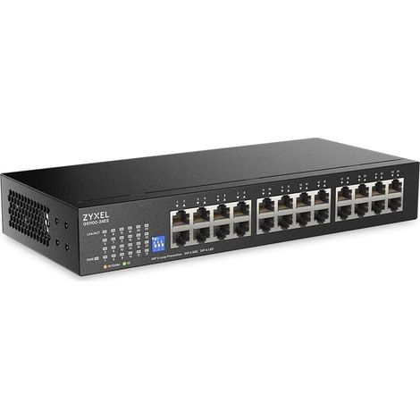 Switch Ethernet 24 Ports  Unmanaged Gigabit  GS1100-24ES (1/5)