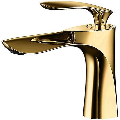 Bathroom Sink Faucet Standing Faucet Gold (1/2)