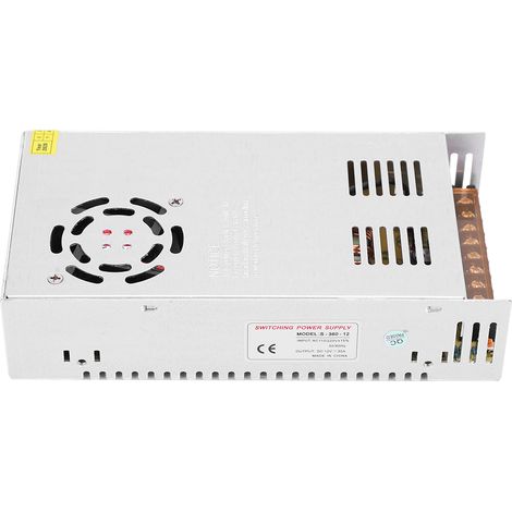 Adaptateur secteur à découpage DC12V en alliage d'aluminium pour barre lumineuse LED, imprimante 3D (S-360-12 (12v 30a 360W) AC110/220V±15%) (1/5)