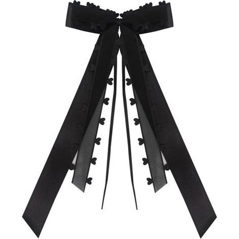 Lot de 10 nœuds décoratifs pour voiture de mariage, rubans pour voiture de mariage, nœuds pour voiture de mariage (noir) (1/5)