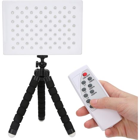 Lampe UV portable avec télécommande, lumière ultraviolette pour activités extérieures, fonction minuterie intégrée, usage camping et voyage (1/5)