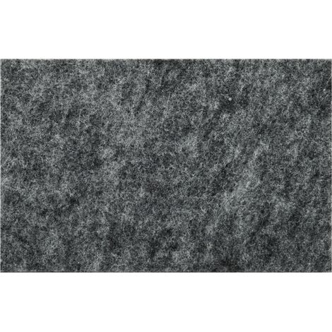 Almohadilla de fieltro autoadhesiva, gris, para cortar, 90x140 mm (1/2)