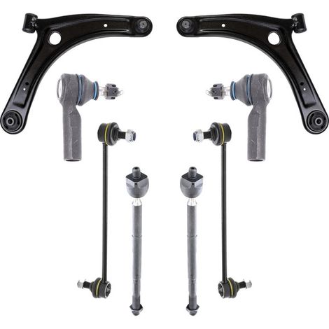 KIT BRACCIO OSCILLANTE 8 PEZZI COMPATIBILE CON MITSUBISHI ASX (GAW) 1.6 DI-D 4WD / Kit Sospensione Completo OE/OEM / Bracci Oscillanti + Testine Sterzo / Sostituzione Diretta OEM