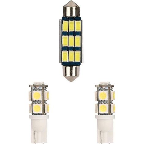 Kit de Lecture Carte à LED Blanc Brillant Intérieur pour 4 Portes 2007-2017 (1/4)