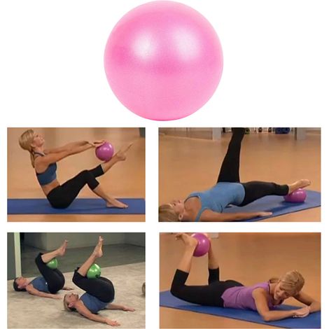 Ballon de Fitness 25cm Anti-Burst en PVC - Mini Ballon d'Équilibre pour Yoga (1/2)