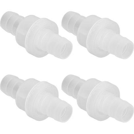 10 mm PP öl- und ozonbeständiges Rückschlagventil, 12 Stück, Einwegventil für Aquarien, Fischbecken, chemische Industrie, luftdichtes Ventil. (1/5)