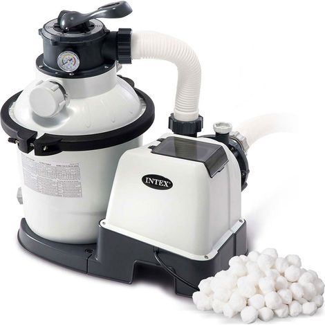 Sandfilterpumpe mit filterballen 5700 lh leistung