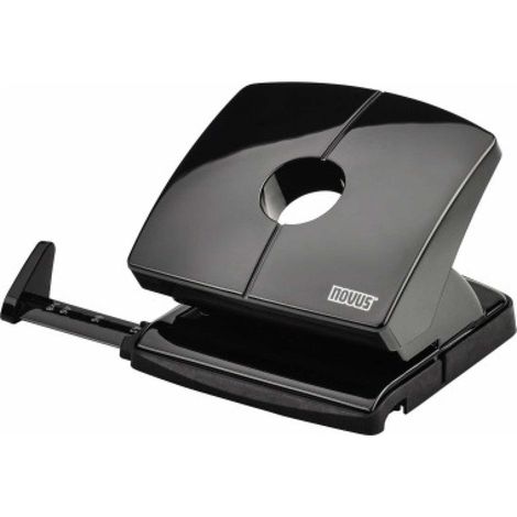 NOVUS Locher NOVUS B 220 8cm 20 Bl. (80 g/m²) mit Anschlagschiene schwarz (1/5)