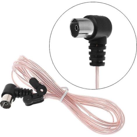 Antenne dipôle FM 75 ohms, connecteur PAL, radio stéréo d'intérieur pour récepteur home cinéma HiFi AM/FM, accessoires (1/5)