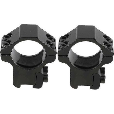 Anneau de fixation 1/2" (25,4 mm) compatible avec rail en queue d'aronde de 11 mm pour lampe torche, profil bas (1/4)
