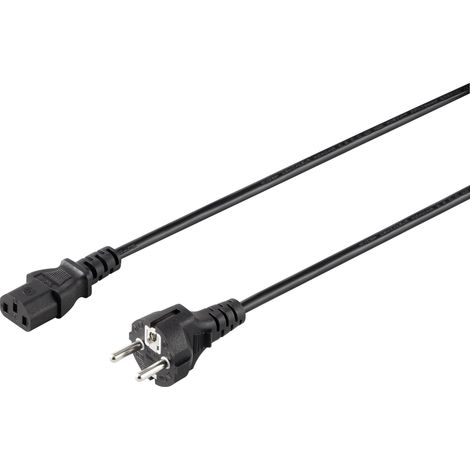 Sygonix SY-5042694 appareils IEC Câble de raccordement noir 1.50 m S592142