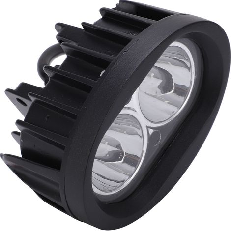 Projecteur LED 20W double tête 4 pouces, phare de travail étanche pour auto, camion, quad, bateau, moto, noir, kit 2 pièces (1/5)