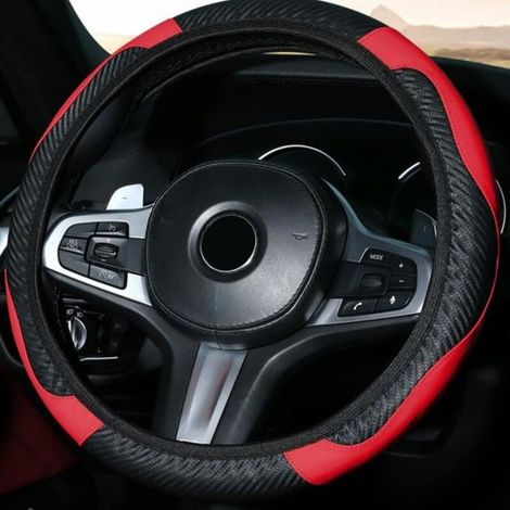 Bardusch-Couvre-volant - - 38 cm - Cuir PU - Antidérapant - Compatible avec volants standard (1/4)