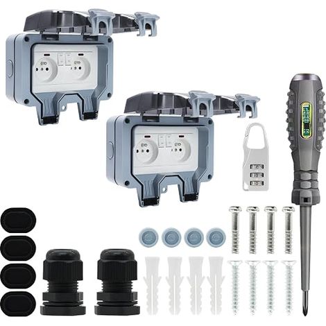 Outdoor Waterproof Socket Wall Socket (1/5)