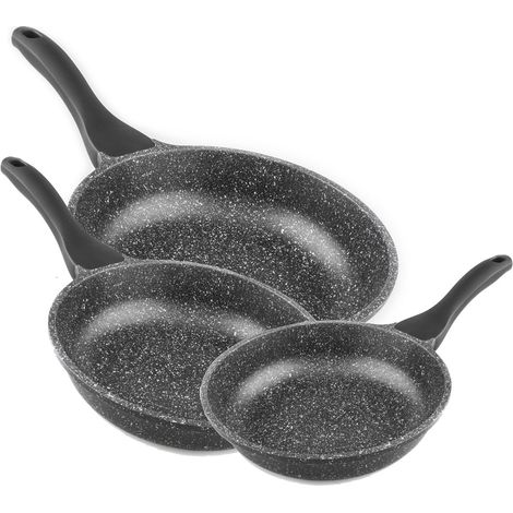 Set di padelle per induzione Supreme Stone 3 pezzi