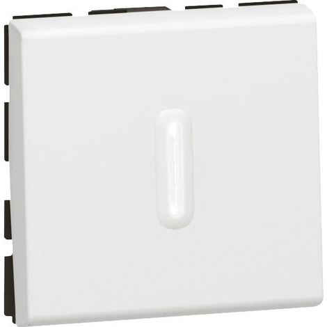 Schalter oder Wechselschalter Mosaik - Easy-led - 1 Modul - Weiß - Legrand