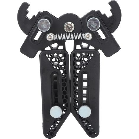 Support d'arc ajustable antidérapant, support de cadre d'archerie avec kickstand, rack à poulie noir (1/5)