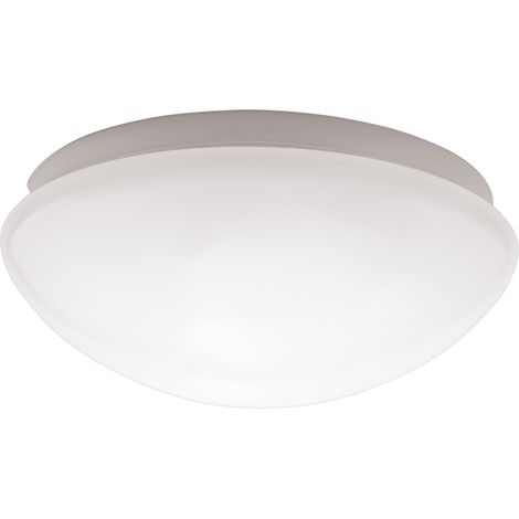 Kanlux – Plafonnier étanche mural et plafond IP44 – Culot E27 – Blanc – Ø277mm – Installation facile pour pièces humides et extérieures (1/3)