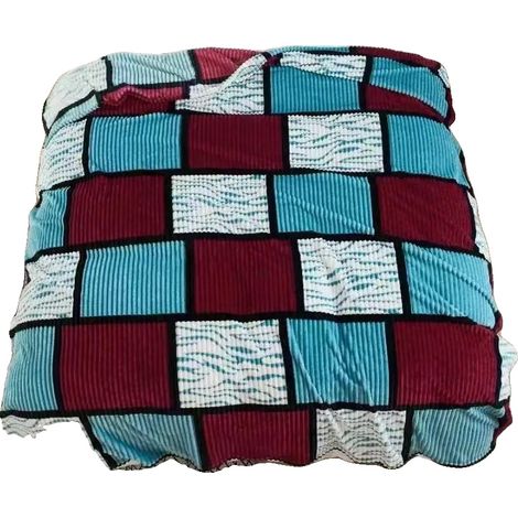 Couverture, Chaleur Douillette, Texture Douce et Pelucheuse, hall3-h3b21-rouge bleu, 160200-d (1/2)