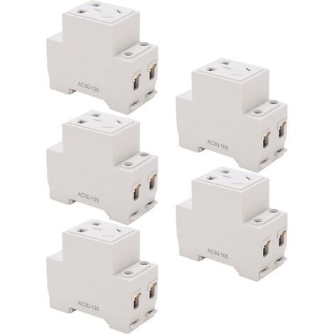 Prise de courant 5 broches 250 V, matériau durable, prises stables, sûre et robuste, prise modulaire industrielle AC30-105 (1/5)