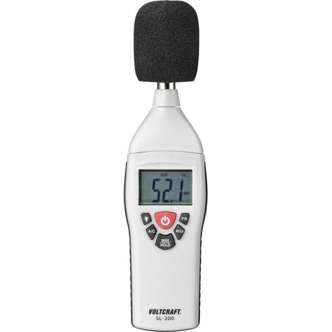 VOLTCRAFT Schallpegel-Messgerät SL-200 30 - 130 dB 31.5 Hz - 8 kHz (1/5)