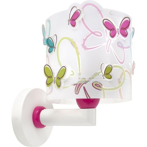 Applique Murale Enfant Butterfly Papillons Multicolore Jeunesse, 62149, E27 (1/5)
