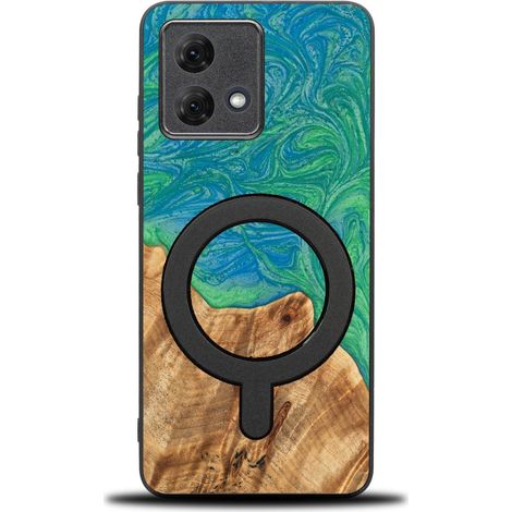 Custodia Bewood Unique per Motorola G84 5G - Neons - Tokyo con MagSafe (1/2)