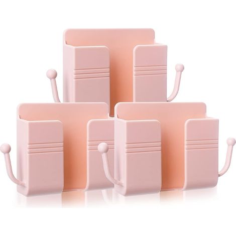 Wandmontierte Handyhalterung mit Haken für Dusche und Badezimmer, Organizer für Fernbedienung und Zubehör (1/5)