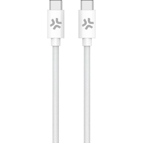 Celly USBCUSBCCOTTWH cavo USBUSB 1,5 m USB C BWhite (1/4)