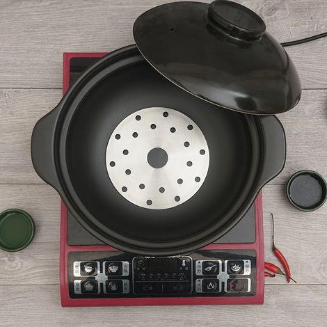 Plaque de cuisson en acier inoxydable pour cuisinière