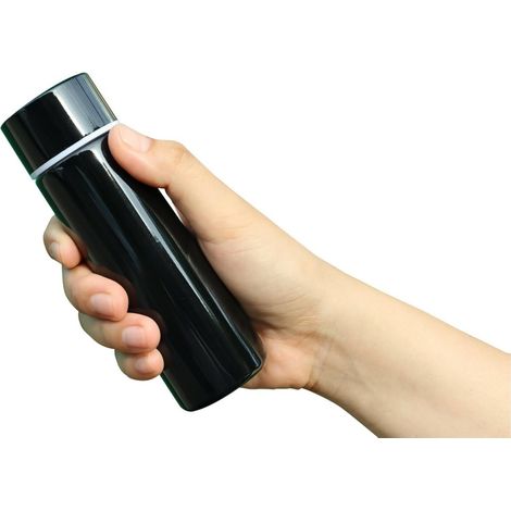 Bouteille Thermos - Acier Inoxydable - 150 Ml - Isolée Chaud Froid - Portable Compacte - Noir (1/5)