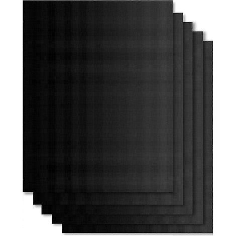 Filiyano-Lot de 5 tapis de cuisson, plaque de cuisson, tapis de gril, plaque de cuisson, four, 40 x 33 cm, compatible avec les grils à gaz (1/5)