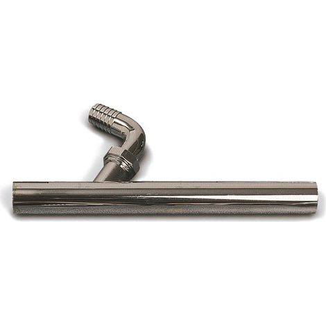Canotto d.26x250 con curva portagomma abs cromato per scarico lavatrice 781800AC26X250