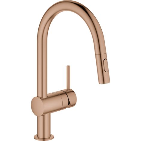 Mezclador monomando de fregadero Grohe Minta, 223 mm de alcance, (1/3)