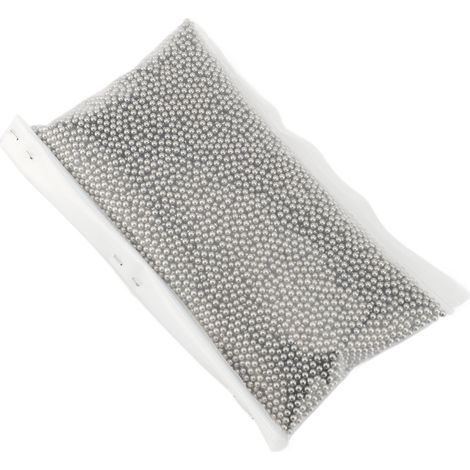 Perles de polissage rondes multifonctionnelles en acier inoxydable pour l'ébavurage de bijoux, diamètre 2 mm / 0,08 pouce (1/5)