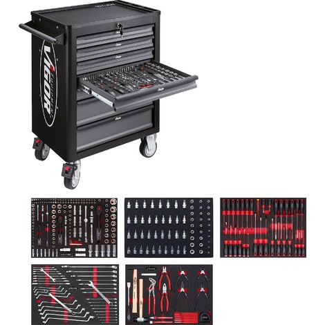 VIGOR Servante d'atelier séries L avec assortiment V4560 344 x 344