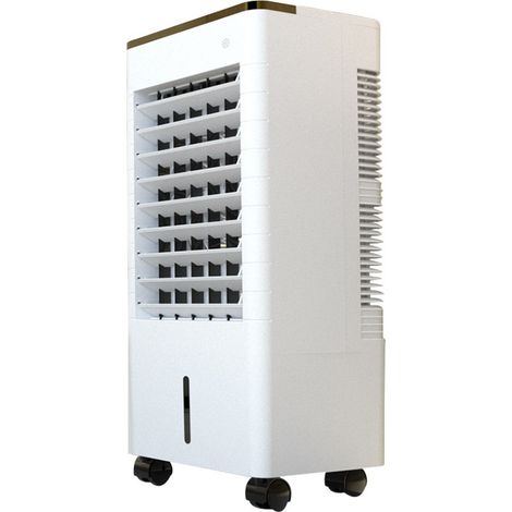 Rafraîchisseur d'Air Évaporatif Portable, 3 Vitesses, Grand Réservoir, Ventilateur pour Chambre et Bureau (1/5)